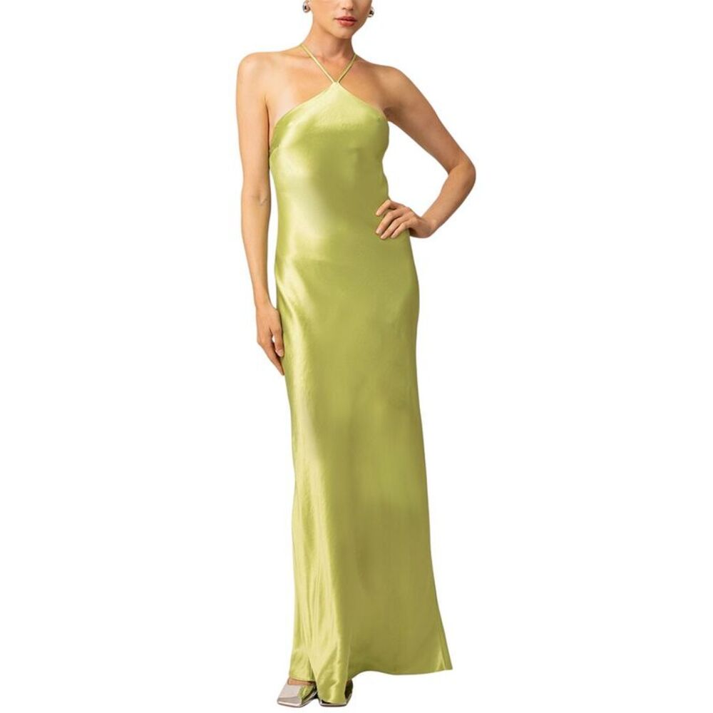Line & Dot Womens Lima Maxi Dress, Green
